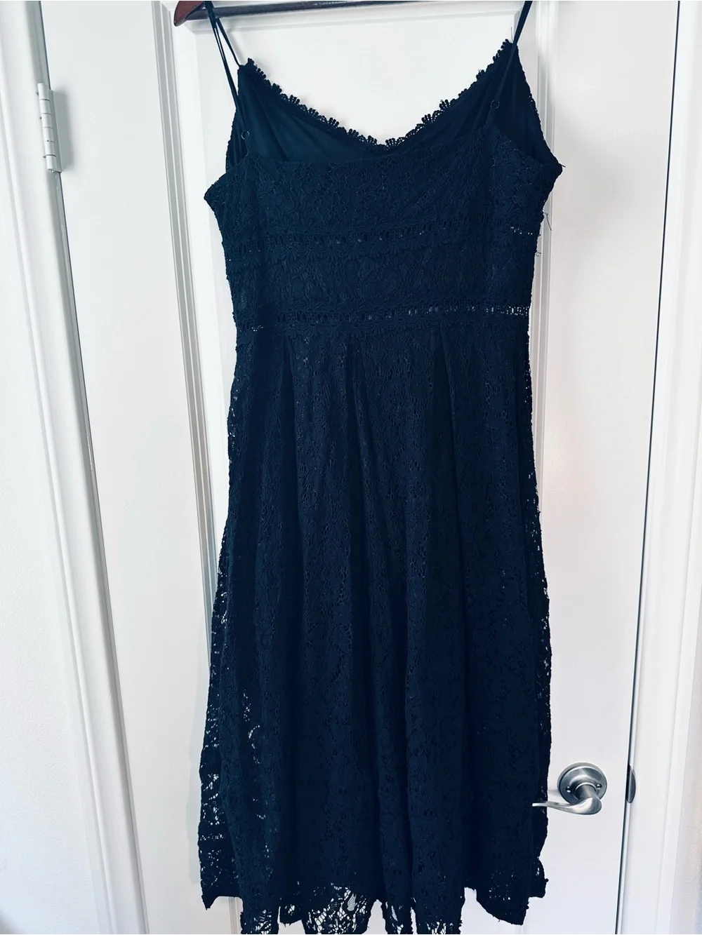 Black Lace Strapless Evening Dress Whimsigoth Witchy Date Night Cocktail Party - Picture 5 of 11
